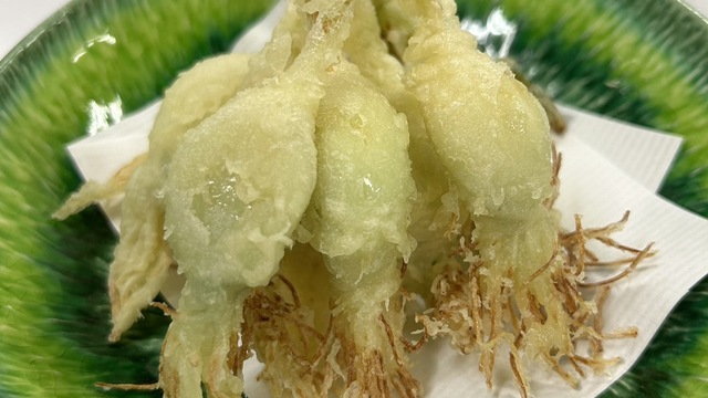芽子にんにくの天ぷら（8個）