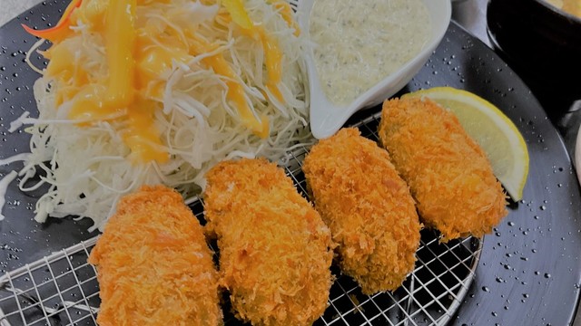 三陸産 牡蠣フライ定食　9/25～